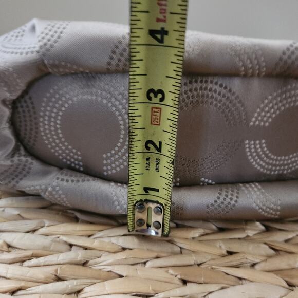 Coach Tan Brown Signature Op Art Satchel Bag - Picture 12 of 12